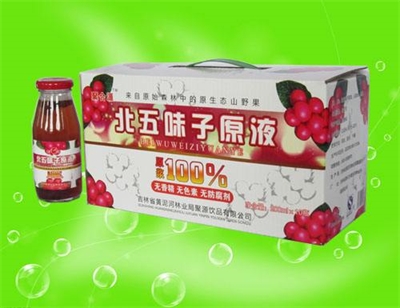五味子果汁饮料的配方研制