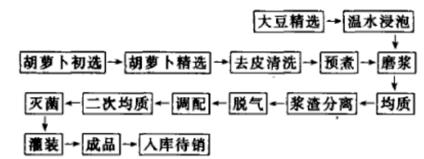 胡萝卜豆奶生产工艺.png